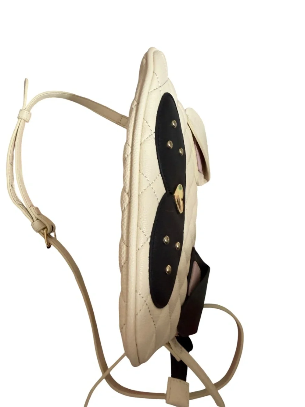 Betsey Johnson Puppy Face Crossbody – Quilted Look – Cute Bag - Picture 7 of 9